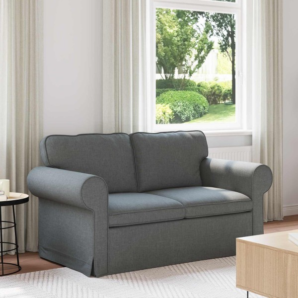 Sofa Dark gray fabric 155 x 82 x 80 cm