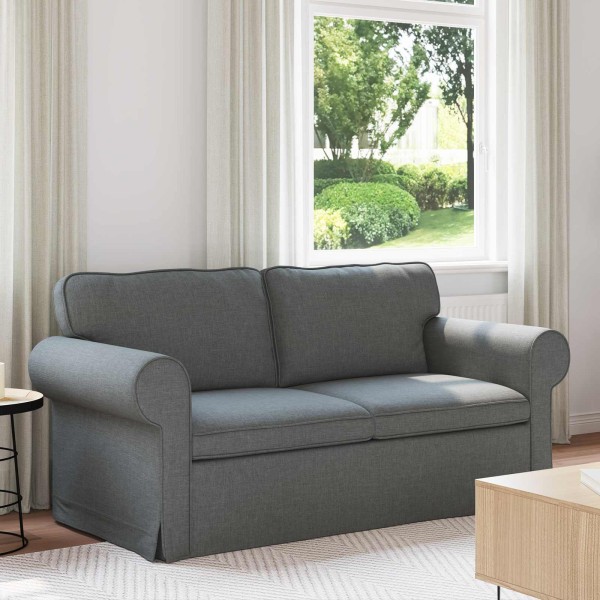 Sofa Dark gray fabric 175 x 82 x 80 cm