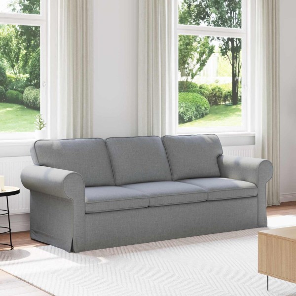 Sofa Šviesiai pilka 215 x 82 x 80 cm audinys