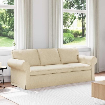 Sofa Cream 215 x 82 x 80 cm...