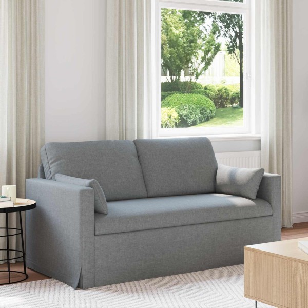Sofa Light gray fabric 158 x 78 x 80 cm