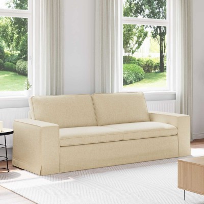 Sofa Cream 222 x 80 x 82 cm...