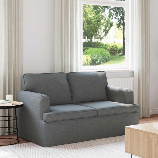 Sofa Dark gray fabric 144 x 80 x 85 cm