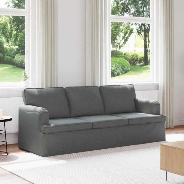 Sofa Tamsiai pilka 201 x 80 x 85 cm audinys
