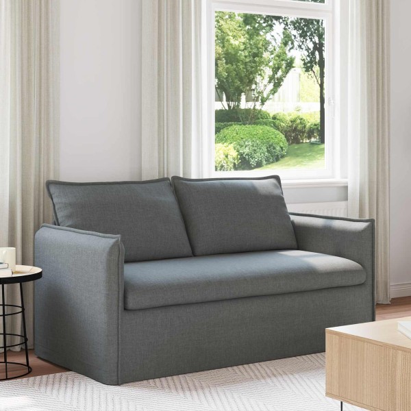 Sofa Dark gray fabric 156 x 82 x 85 cm