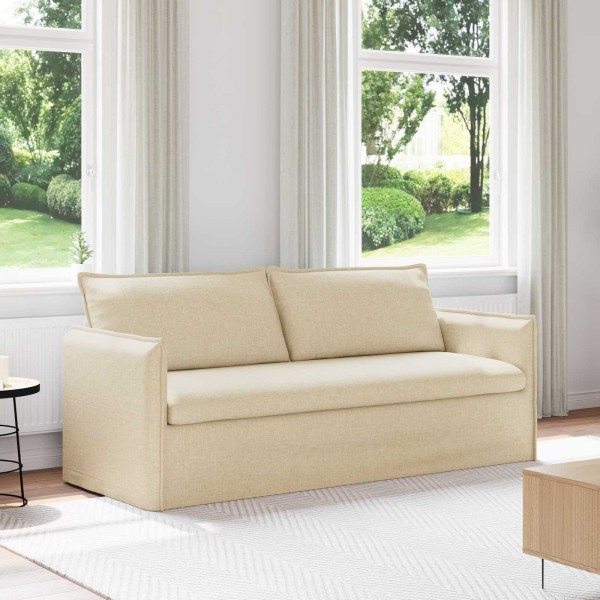 Sofa Kreminė 196 x 82 x 85 cm audinys