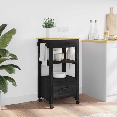 Kitchen trolley MONZA Black...