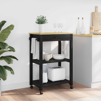 Kitchen trolley MONZA Black...