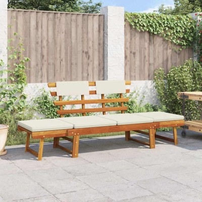 Garden bench with pillows...
