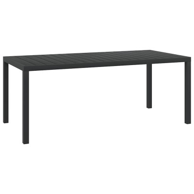 Garden table, black,...