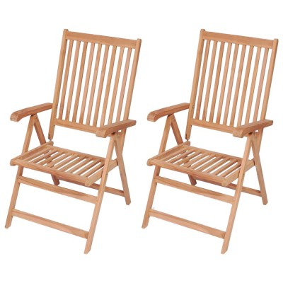 Reclining garden chairs, 2...