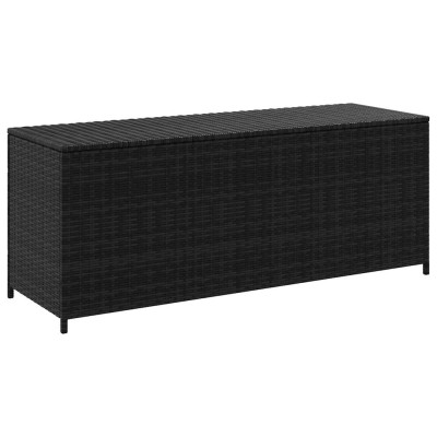 Garden storage box, black,...