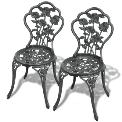Bistro chairs, 2 pcs., cast...