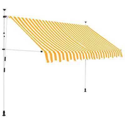 Manual retractable awning,...