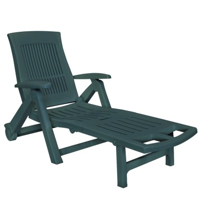 Sun lounger with footrest,...