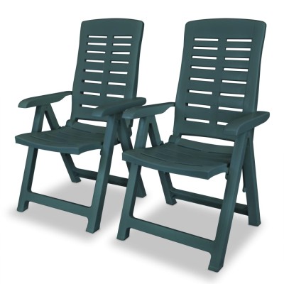Reclining garden chairs, 2...