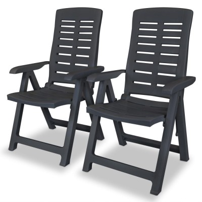Reclining garden chairs, 2...