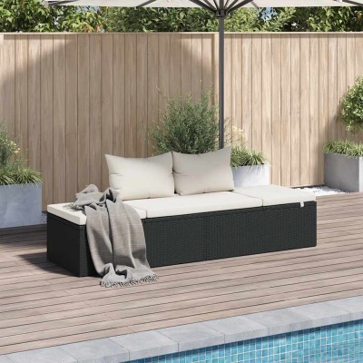 Garden bed, black, 195x60...