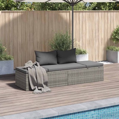 Garden bed, gray, 195x60...