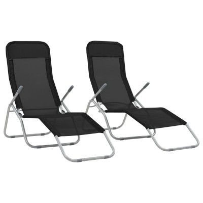 Folding sunbeds, 2 pcs.,...