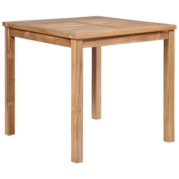 Garden table, 80x80x77cm, solid teak wood