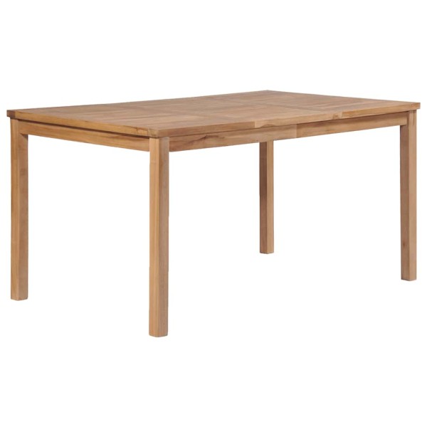 Garden table, 150x90x77cm, solid teak wood