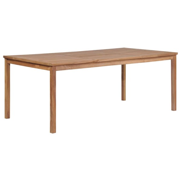 Garden table, 200x100x77cm, solid teak wood