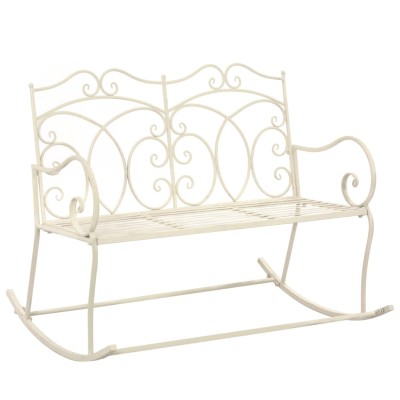 Garden bench, white, 104cm,...