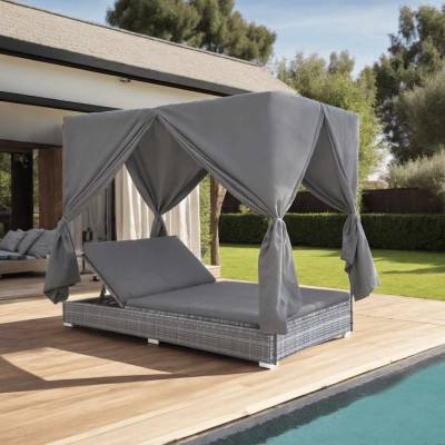 Outdoor lounger with...