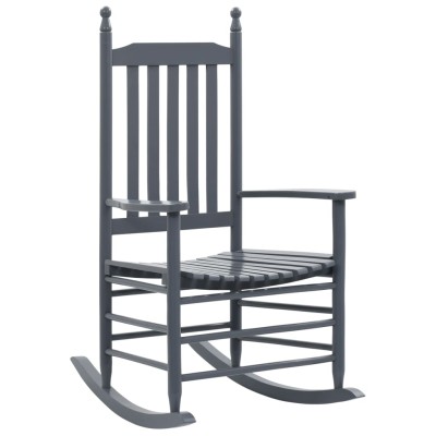 Rocking chair with curved...