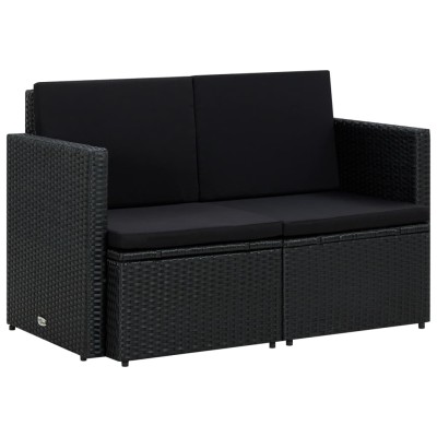 Two-seater garden sofa with...