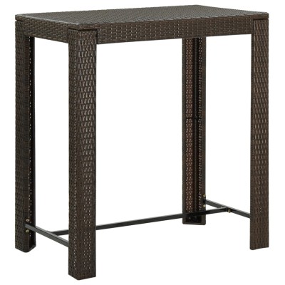 Garden bar table, brown,...