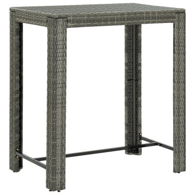 Garden bar table, gray,...