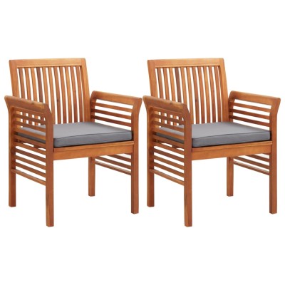 Garden dining chairs with...