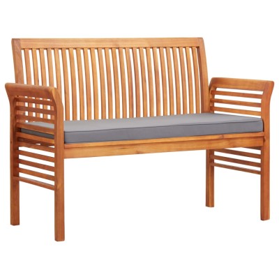 Double garden bench with...