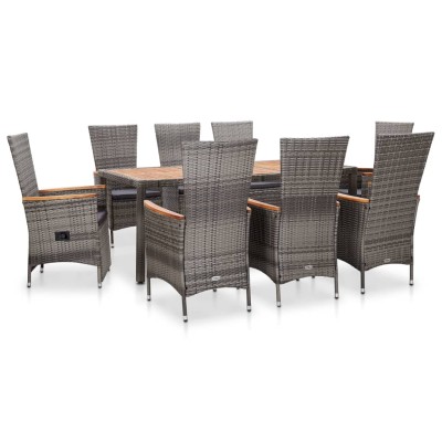 Dining set with pillows, 9...