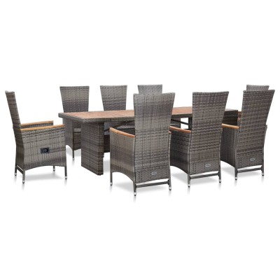 Dining set with pillows, 9...