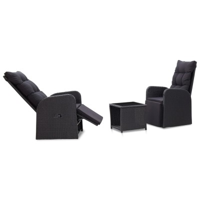 Bistro set with pillows, 3...