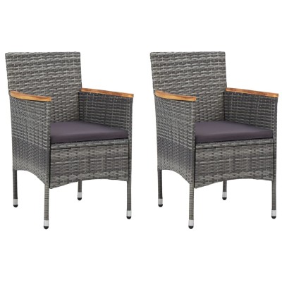 Garden dining chairs, 2...