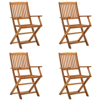 Folding outdoor chairs, 4...