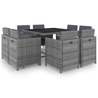 Dining set with pillows, 9...
