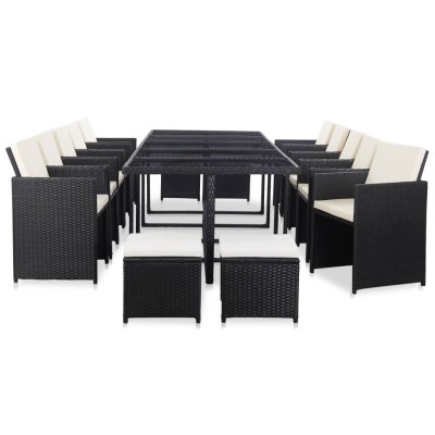 Dining set with pillows, 15...