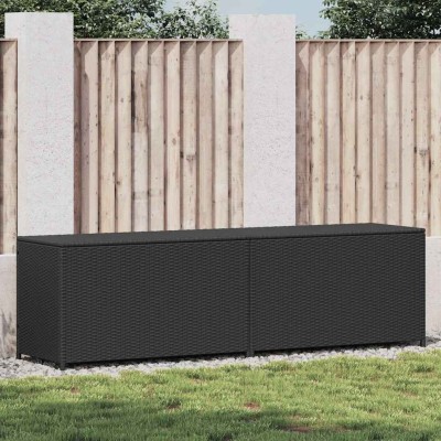 Garden storage box, black,...