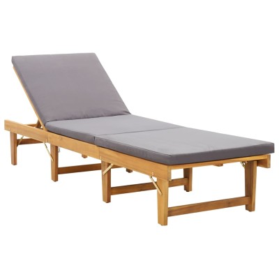 Folding sunbed with...