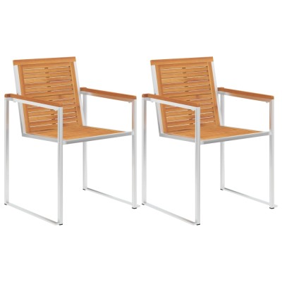 Garden chairs, 2 pcs.,...
