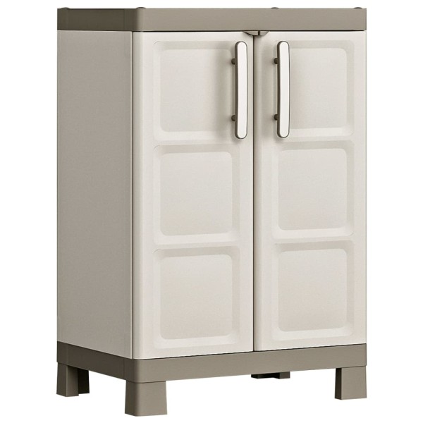 Keter Low cabinet Excellence, cream color, 97cm