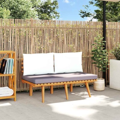 Garden bench with cushions,...