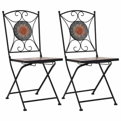 Mosaic bistro chairs, 2...