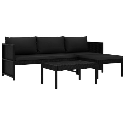 Lounge set with pillows, 3...