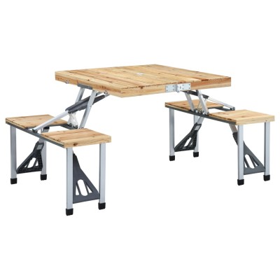 Folding table with 4...